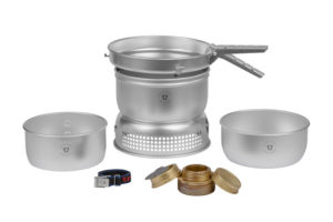 Trangia Storm Cooker 25-1UL running with methylated spirit Trangia Storm Cooker 25-1UL running with methylated spirit