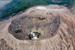 View into the crater of Mt. Bromo