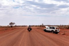 Car wrecks everywhere close to the aboriginal communities