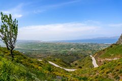 View from the fortress of Corinth